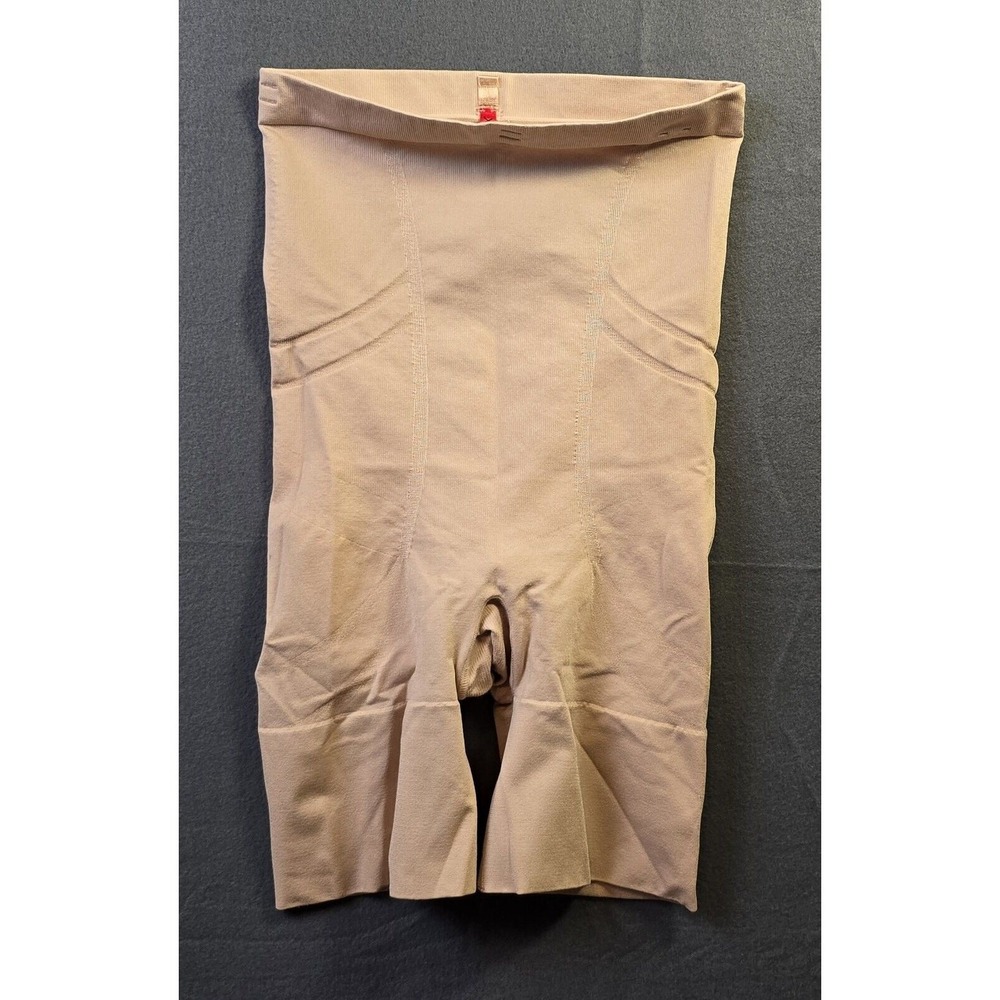 Spanx High Waist‎ Mid Thigh Short Shapewear Size XL Nude